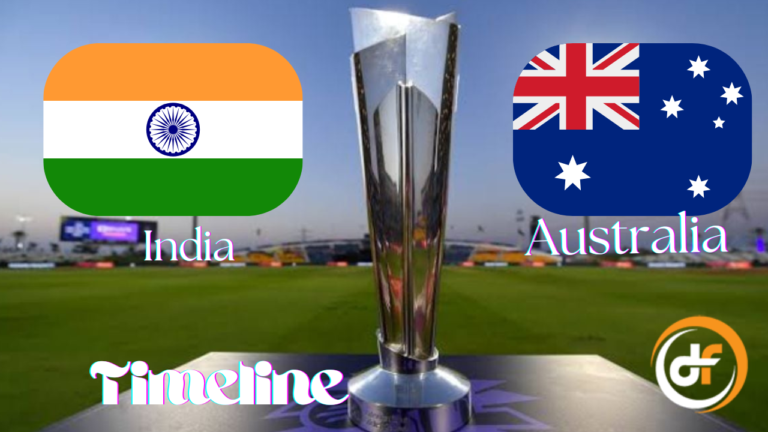 India National Cricket Team vs Australian Men’s Cricket Team Timeline